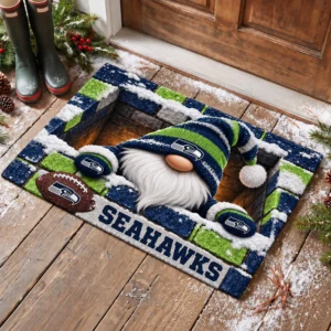 Seattle Seahawks Premium Coir Door Mat Rubber Backed Gift For Christmas