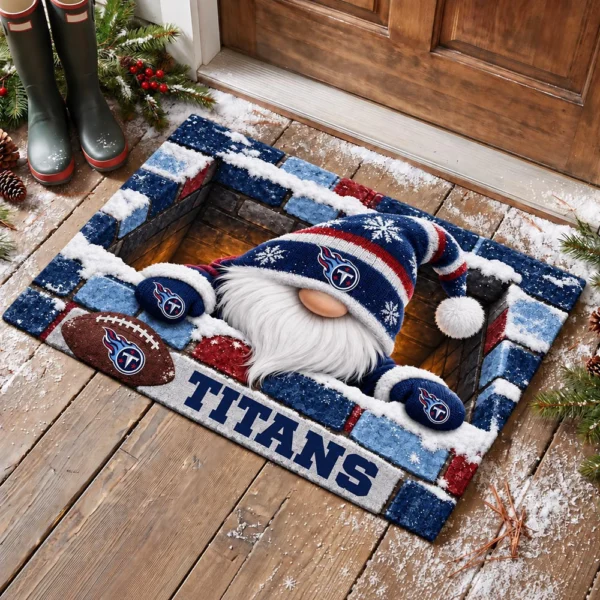 Tennessee Titans Premium Coir Door Mat Rubber Backed Gift For Christmas