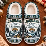 Jacksonville Jaguars Fluffy Plush House Slippers Unisex Gift For Christmas