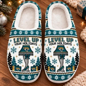 Jacksonville Jaguars Fluffy Plush House Slippers Unisex 2026 Gift For Christmas