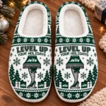 New York Jets Fluffy Plush House Slippers Unisex 2026 Gift For Christmas