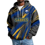 Buffalo Sabres Men Hoodie Quarter Zip Waffle Knit 2026 Limited