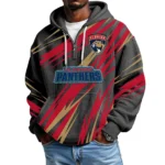 Florida Panthers Men Hoodie Quarter Zip Waffle Knit 2026 Limited