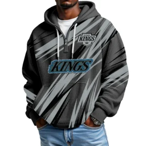 Los Angeles Kings Men Hoodie Quarter Zip Waffle Knit 2026 Limited
