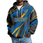 St. Louis Blues Men Hoodie Quarter Zip Waffle Knit 2026 Limited