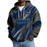 Vancouver Canucks Men Hoodie Quarter Zip Waffle Knit 2026 Limited
