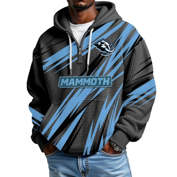 Utah Hockey Club Men Hoodie Quarter Zip Waffle Knit 2026 Limited