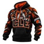 Cleveland Browns Men's Waffle Knit Pullover Hoodie 2026 Limited