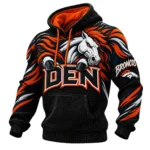 Denver Broncos Men's Waffle Knit Pullover Hoodie 2026 Limited