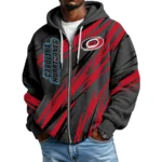 Carolina Hurricanes Men Hoodies Full Zip Up Waffle Long Sleeve Sweatshirts Hooded 2026 Limited